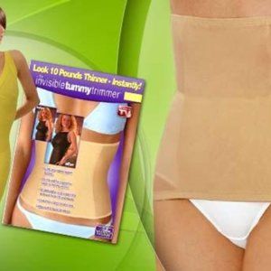 2 pk Invisible Tummy Trimmer waist slimming belt